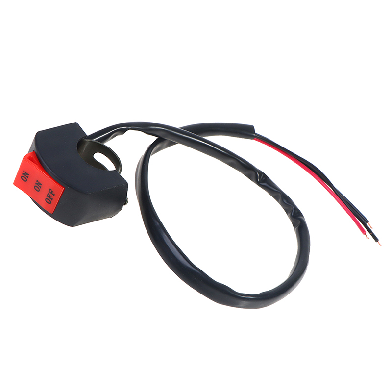 Blowing LED Headlight Switch Far Near Three Line Motorcycle Handlebar Switch Button