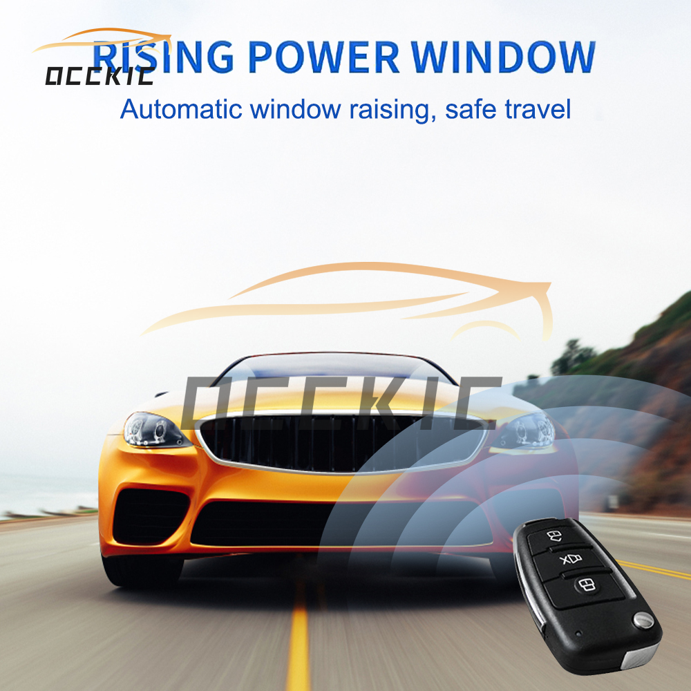 occkic Universal Car Door Lock Keyless Entry System with Trunk Release Button Remote Central Control Box Kit
