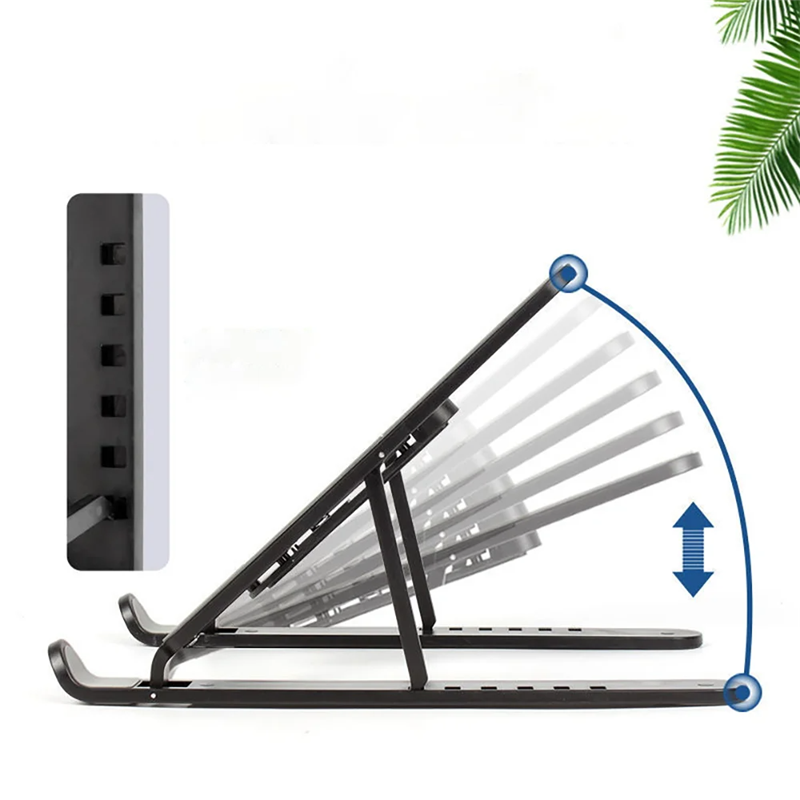 Kebidumei Universal Laptop Stand Adjustable Notebook Holder for Macbook Non-slip Foldable Cooling Base Bracket for Laptop/Tablet/phone
