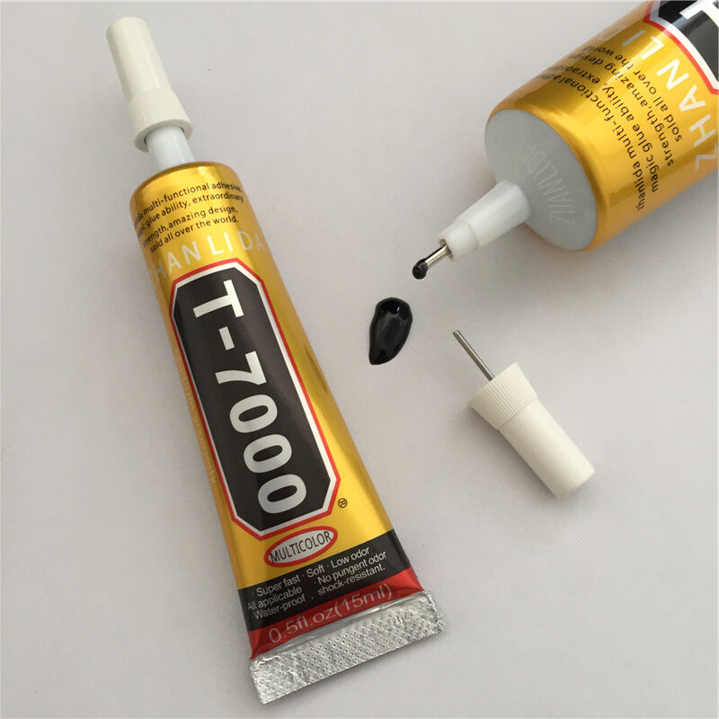 The Mark Original T7000 T-7000 Fast Rubber Glue Phone Tablet Screen Digitizer Black Glue