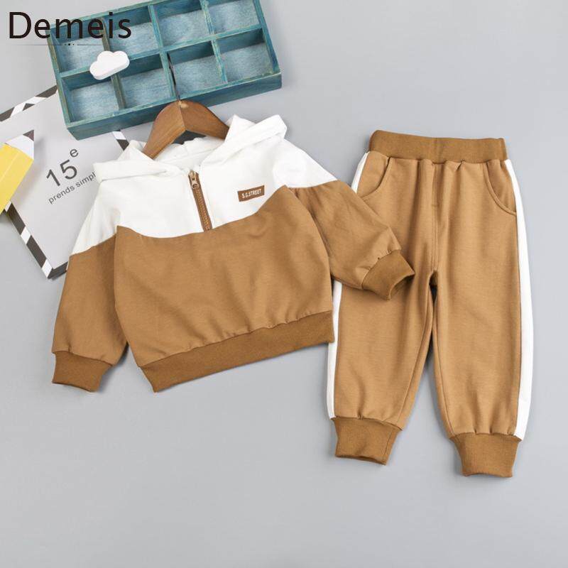 Pants Set Kids Clothes Outfits 2Pcs Toddler Baby Boys Girls Dress Hooded Coat