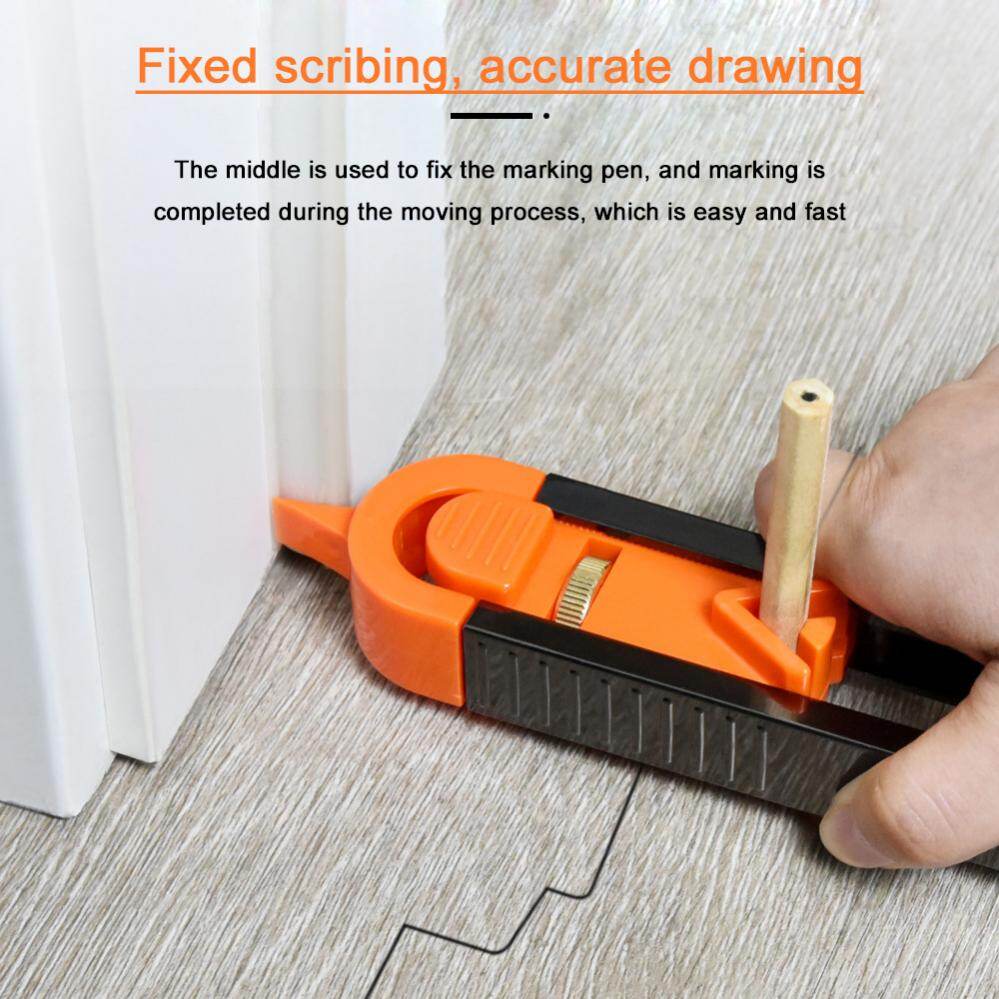 Contour Gauge Scribe Tool Precise Profile Copier Irregular Shape Profile Tool For Woodworking Panel Tiles Laminate Curved Ruler