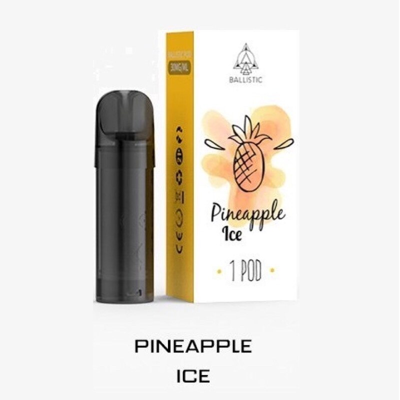 Hot！！！ Ballistic Vape 1200 Puffs Disposable Pod Rechargeable Changeable