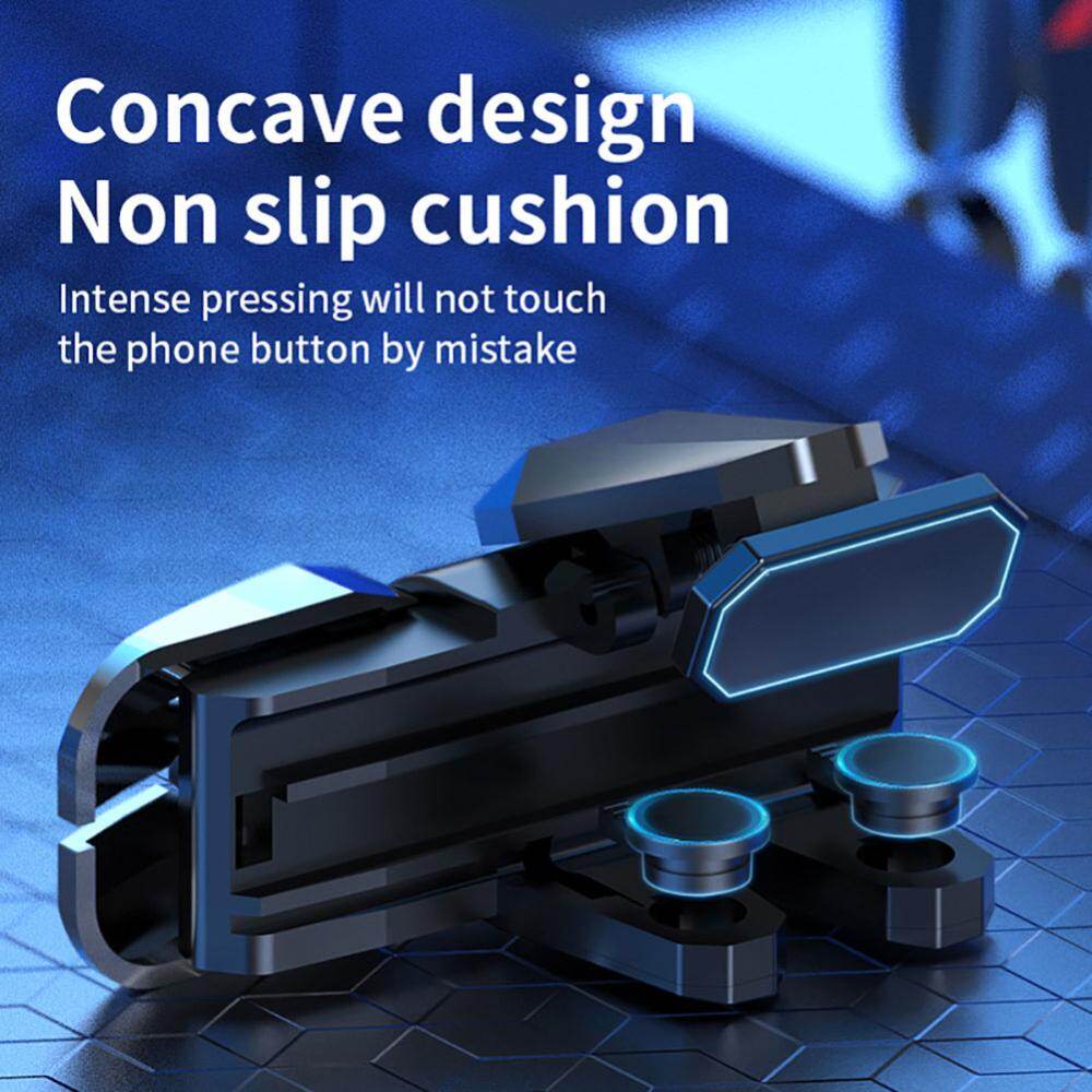 2pcs Mechanical 6 Finger Game Controller Key Button Sensitive Gamepad Key Button for Pubg Mobile