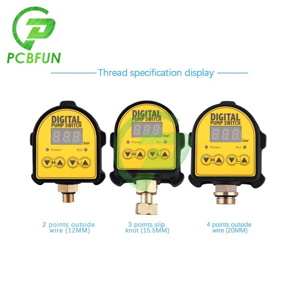 Automatic Eletronic Digital Display Pressure Controller Switch Air Pump Water Oil Compressor Pressure Switch For Water Pump