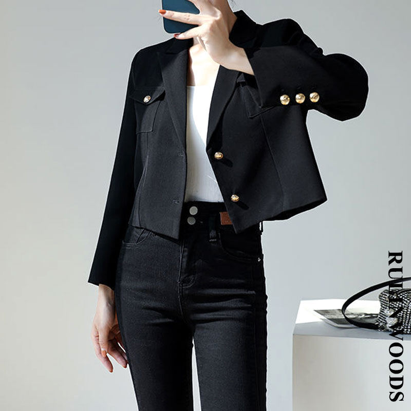 RULINWOODS New Arrival Premium Quality Women's Blazer Korean Fashion Suit