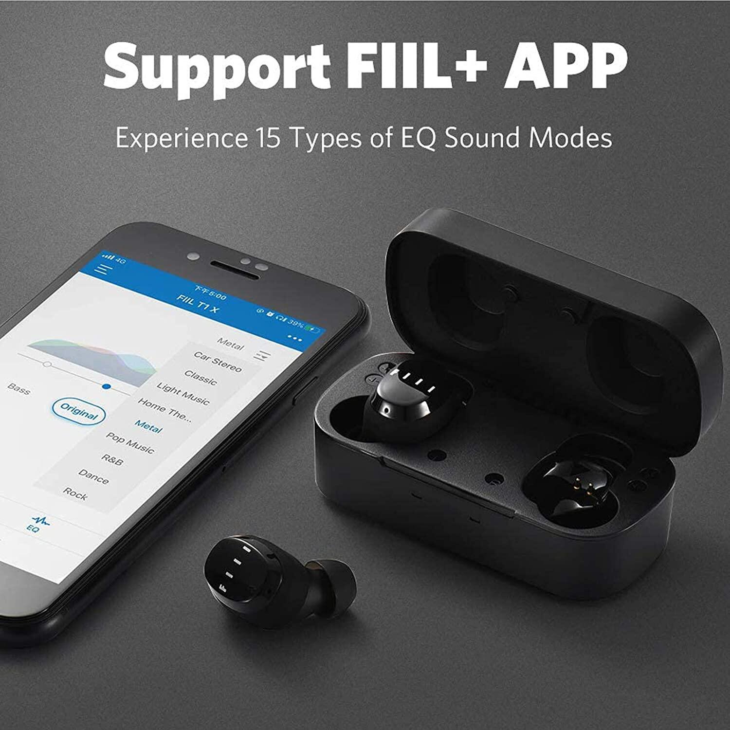 FIIL T1X Bluetooth 5.0 TWS True Wireless Noise Cancelling Earbuds