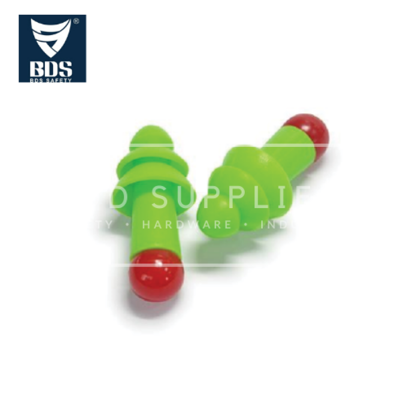 BDS REUSEABLE UNCORDED SILICONE EARPLUG