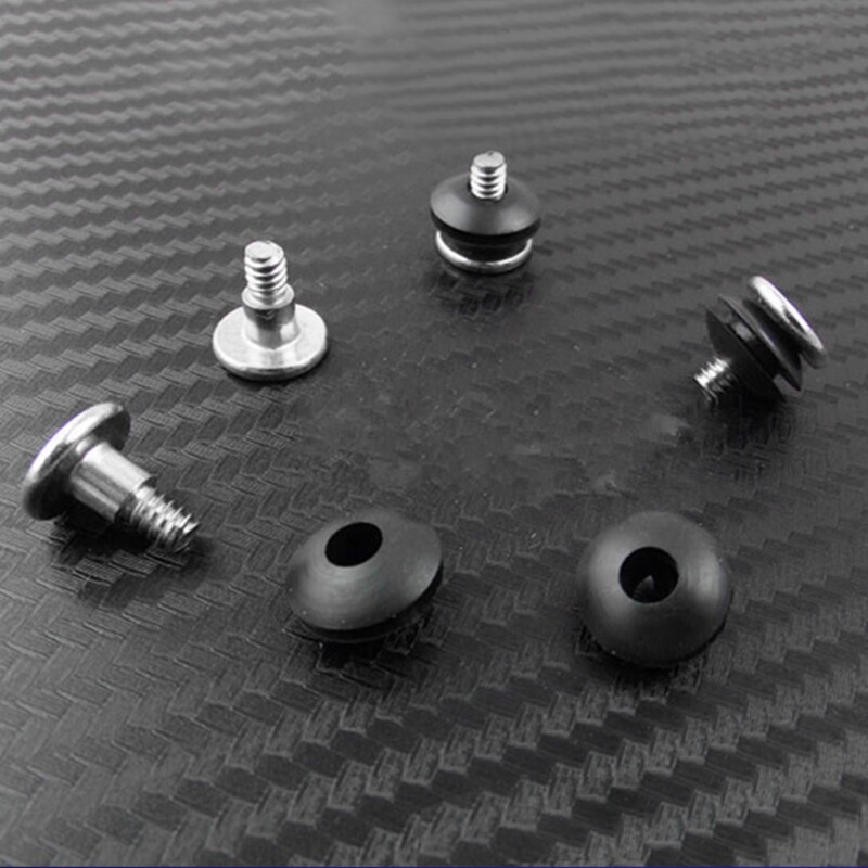 20pcs Computer Case Shockproof Screws Shockproof Screws + Shock Absorption 3.5-inch HDD Shock Absorption Screws