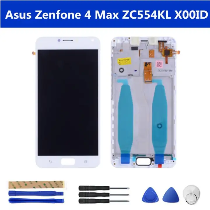 For Asus Zenfone 4 Max Zc554kl X00is X00id Lcd Display Touch Screen Digitizer With Frame 5 5 Inches For Zenfone 4 Max Pro Plus Full Assembly Replacement Part Lazada