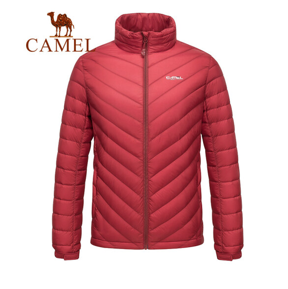 Camel men's winter down jacket lightweight winter coat