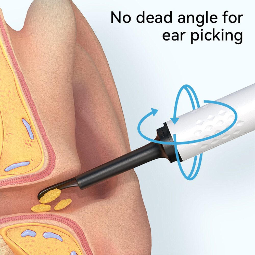 Visual Ear Pick Ear Cleaning Tool Luminous Endoscopy HD Otoscope Ear Wax Picking Spoon For IOS Android