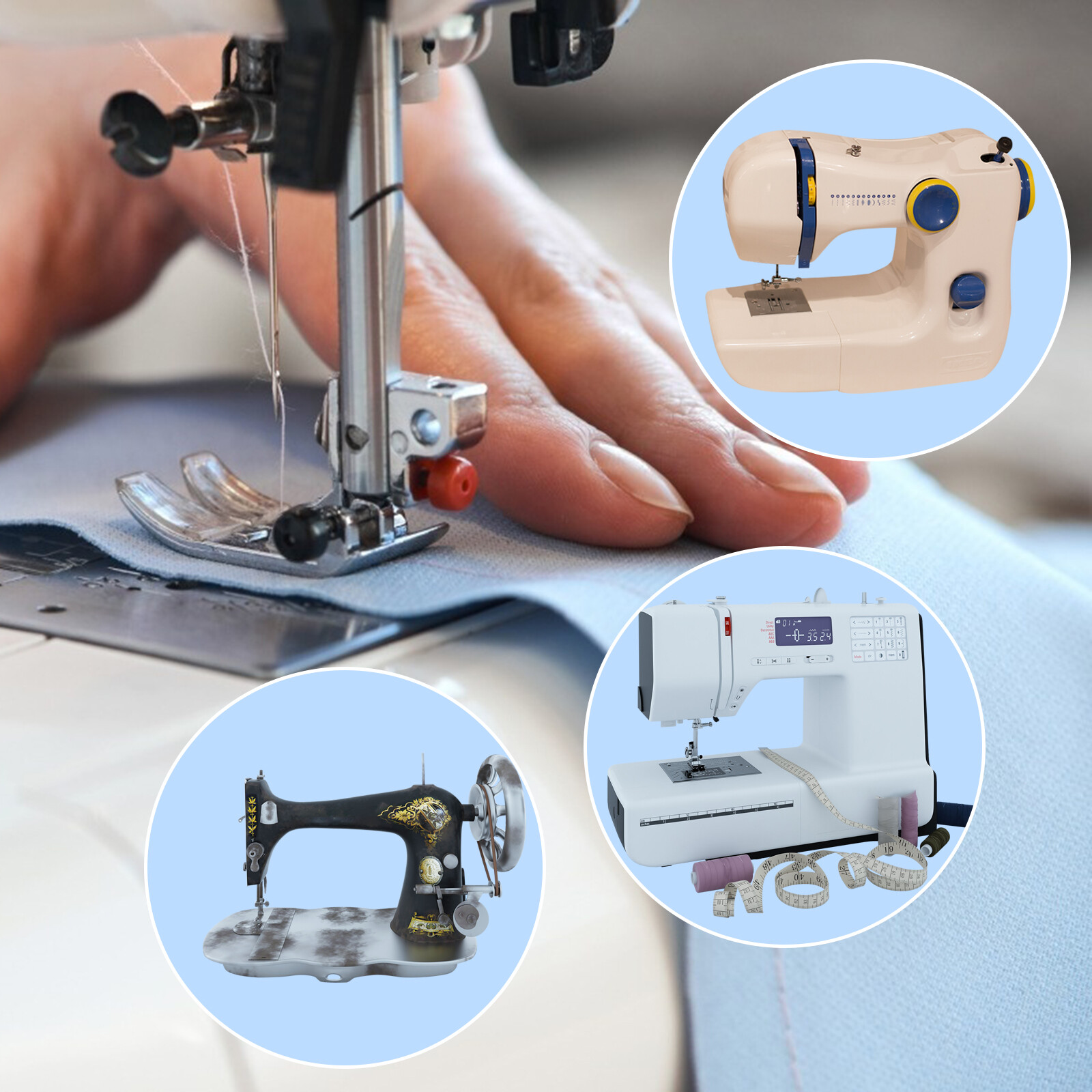 10 cái phụ kiện máy may hộ gia đình chất lượng cao phổ Phụ kiện May máy kim