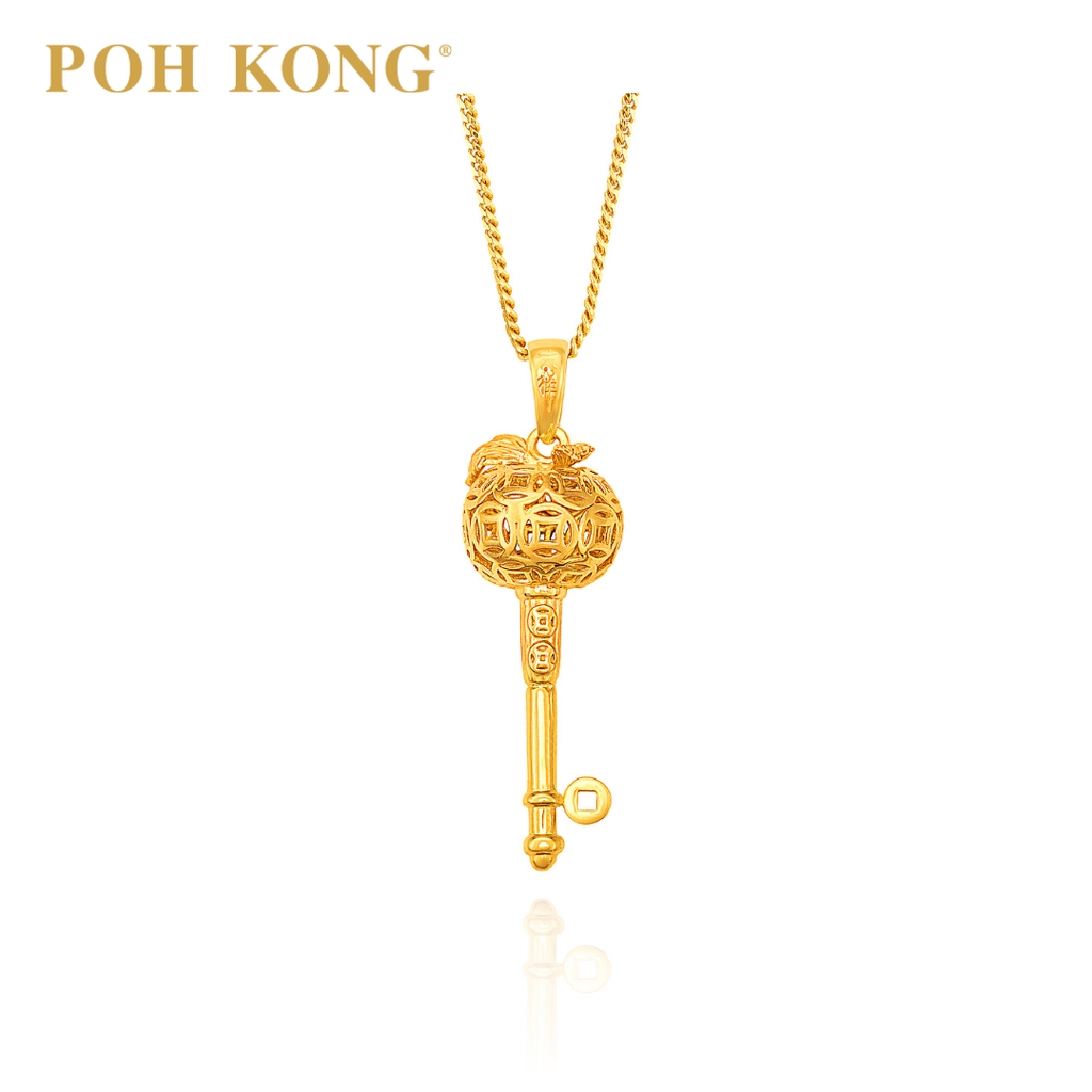 POH KONG Auspicious 916/22K Yellow Gold 