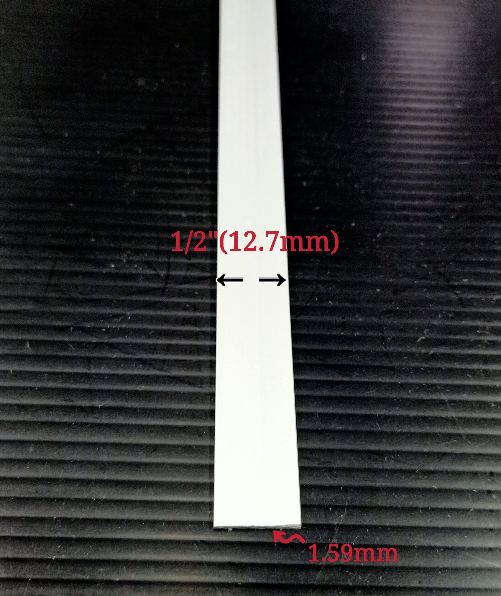 🔸️ ALUMINIUM FLAT BAR 🔸️ Bar Rata Aluminium ( NA Silver Colour )( 1''1/