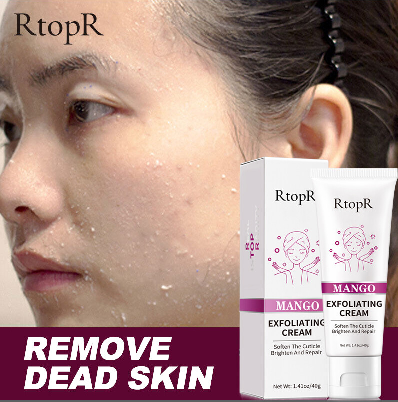 Gambar RtopR Skin Care Face Exfoliating Cream Whitening Moisturizer Repair Facial Scrub Cleaner Acne Blackhead Treatment Remove Face Cream