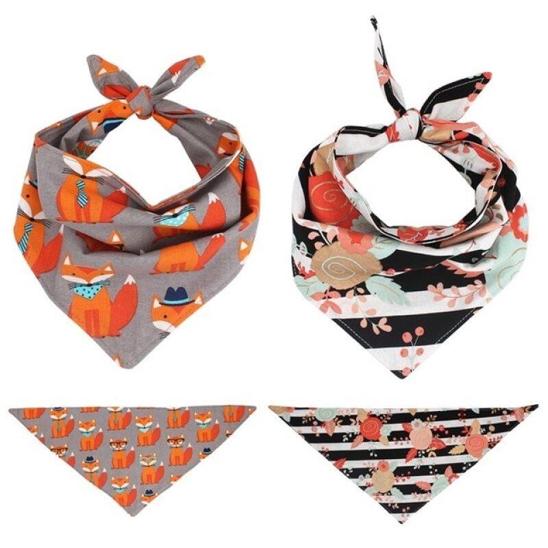 Khăn Rằn Cho Chó Bandana Có Thể Đảo Ngược Cà Vạt Trên Bandana Khăn Cho Chó Cưng Họa Tiết Cún Cưng Phụ Kiện Cho Quà Tặng