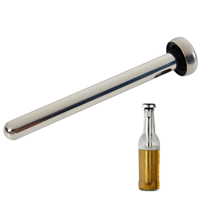1Pc Stainless Steel Beer Chiller Stick Beverage Cooling Rod Cooler