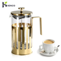 Konco Bình Pha Cà Phê Làm Bằng Tay Bằng Thép Không Gỉ 304 Bình Pha Trà Thủy Tinh Borosilicate Cao Bình Pha Cà Phê Thủy Tinh Bình Pha Cà Phê