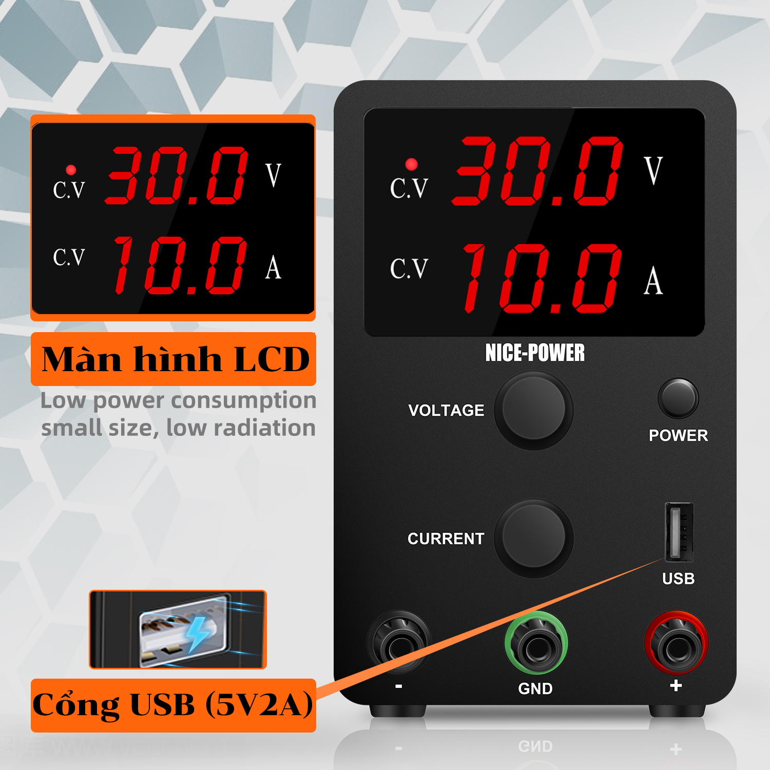 【Vận chuyển 24 giờ】NICE-POWER 30V 10A  nguồn điều chỉnh điện áp dc    nguồn điều chỉnh điện áp máy cấp nguồn đa năng máy cấp nguồn máy cấp nguồn dc