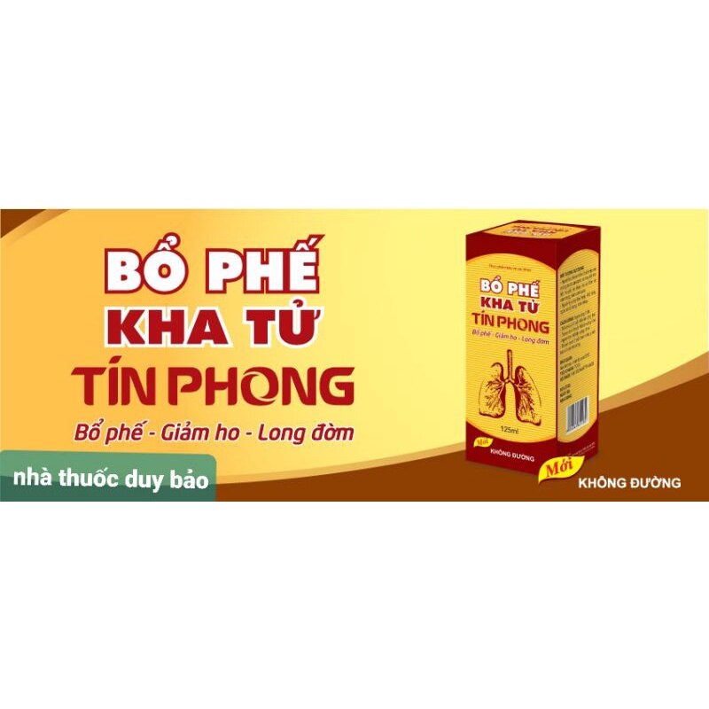Siro bổ phế kha tử tín phong