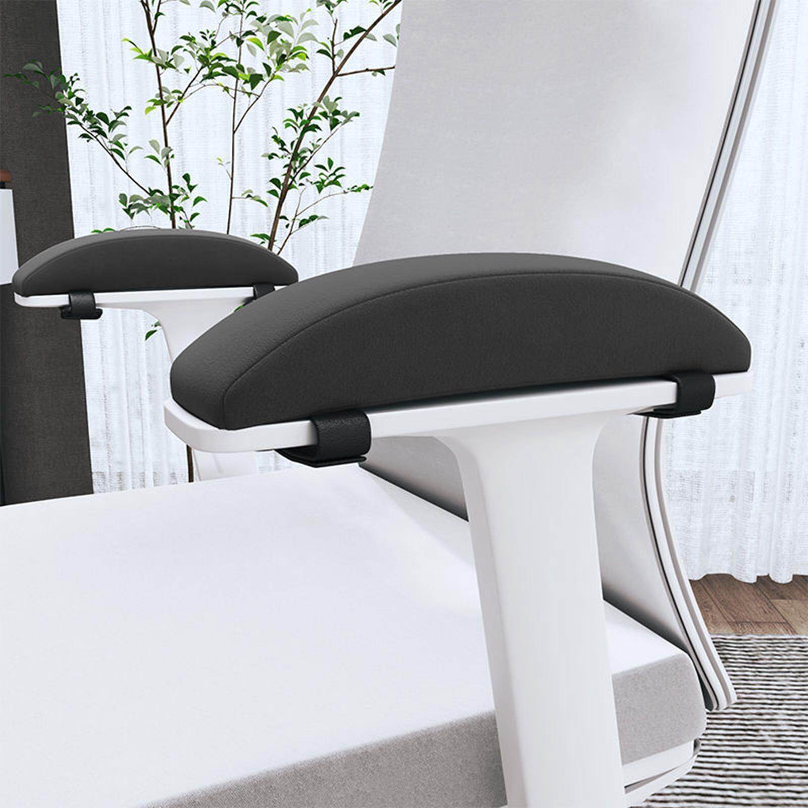 Blesiya 2 Pieces Armrest Pad Portable Comfortable Support for Office Chair