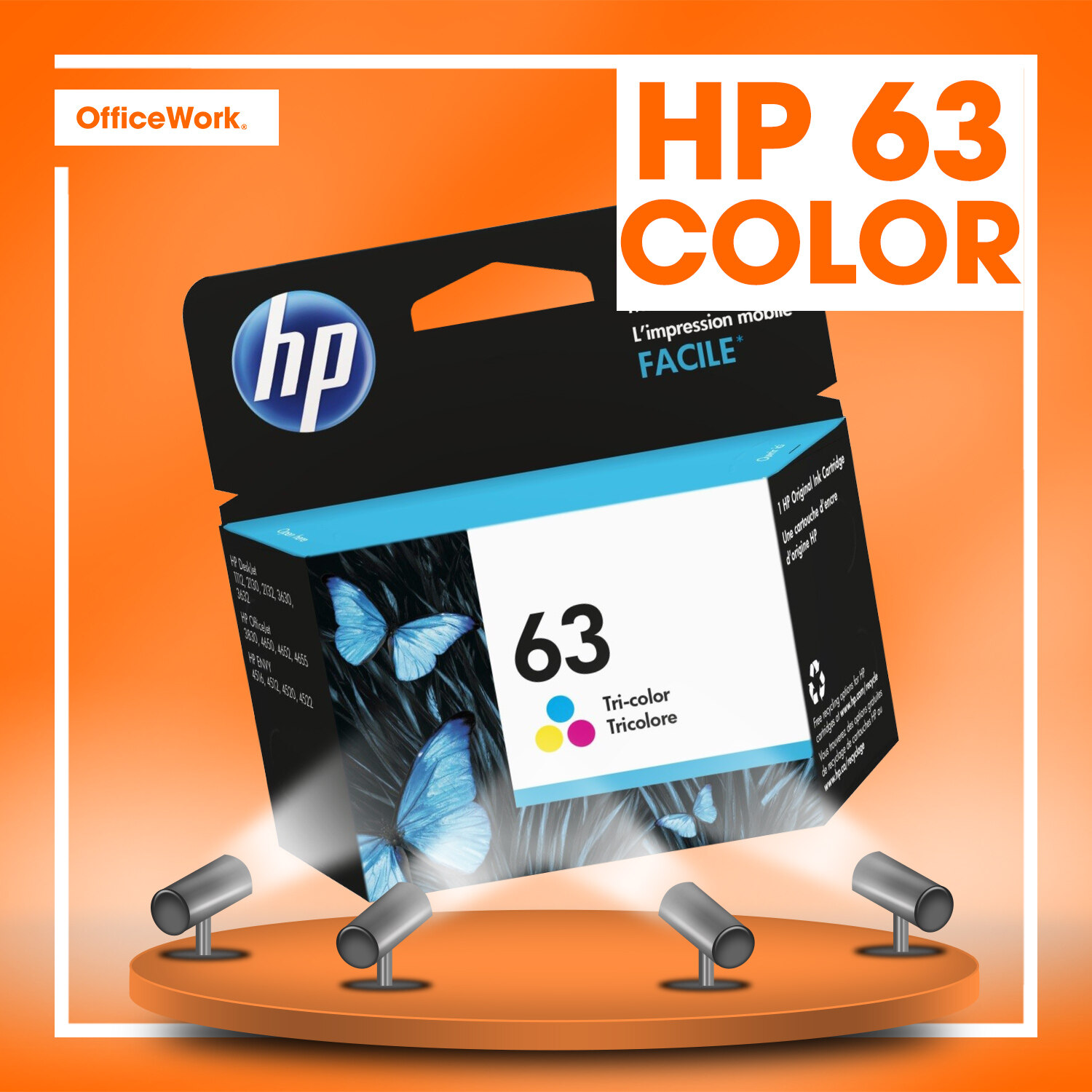 officeworks hp 63