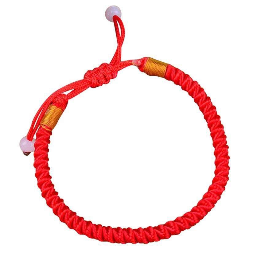 Men Women Good Luck Hand Braided Lucky Red String Rope Cord Bracelet.