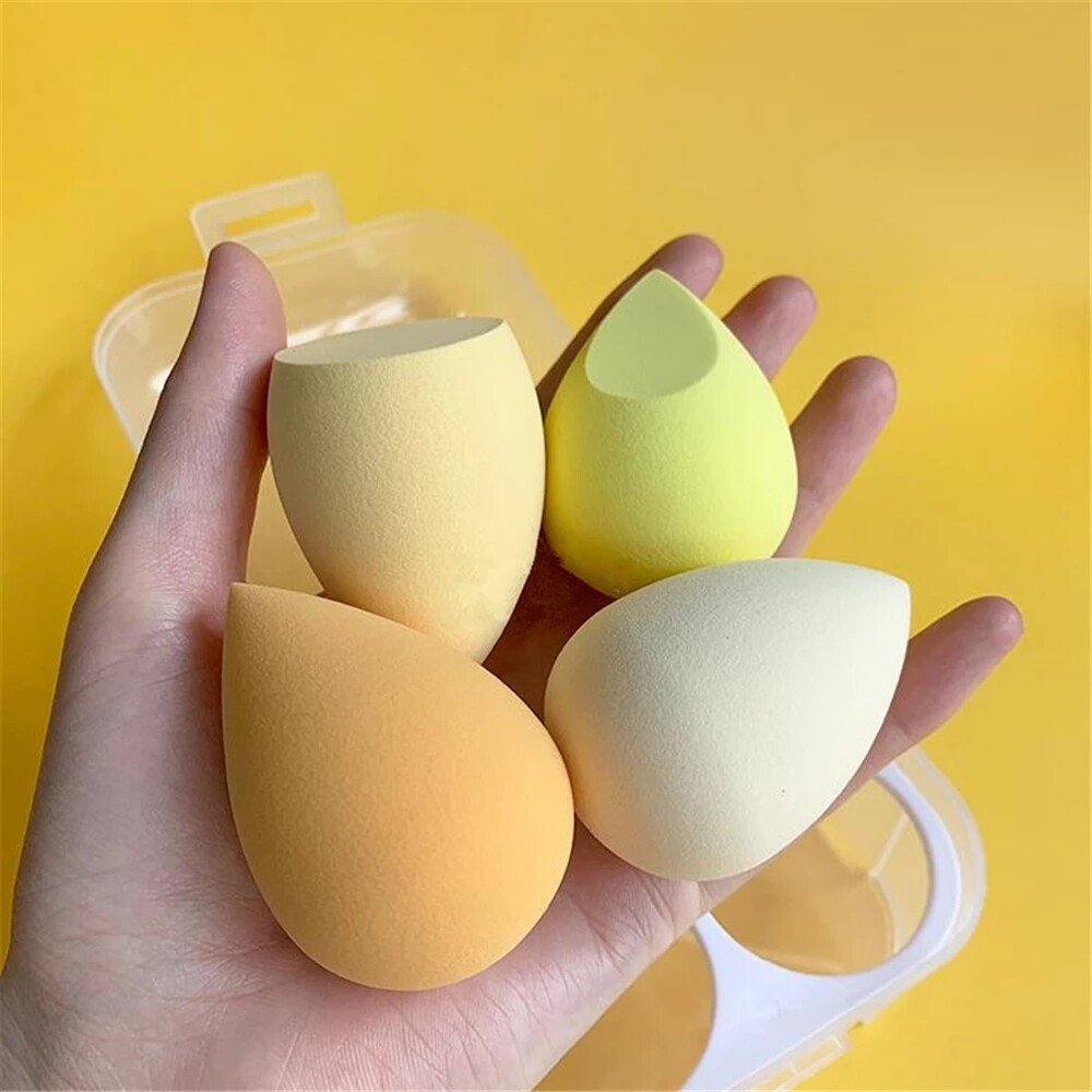Set 3/ 4 mút trang điểm tán phấn nền hoàn hảo tiện lợi-INTL