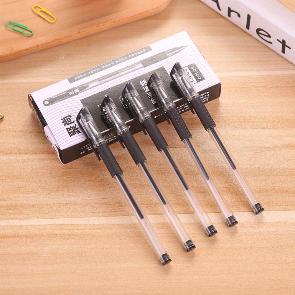 Lb 12 Pcs/set 0.5 MM Tinta Gel Pena Menulis Halus Menulis Ballpoint Pulpen Netral