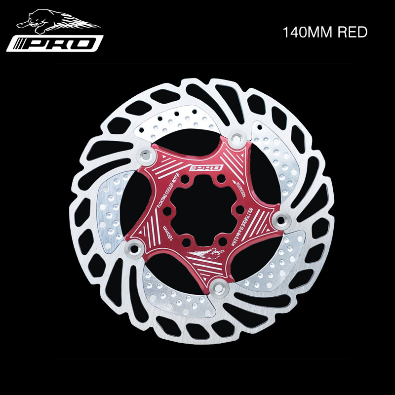 Iiipro mtb rotor 140/160/180/203mm mountain bike floating heat dissipation disc brake disc road bike powerful heat dissipation six nail brake rotor