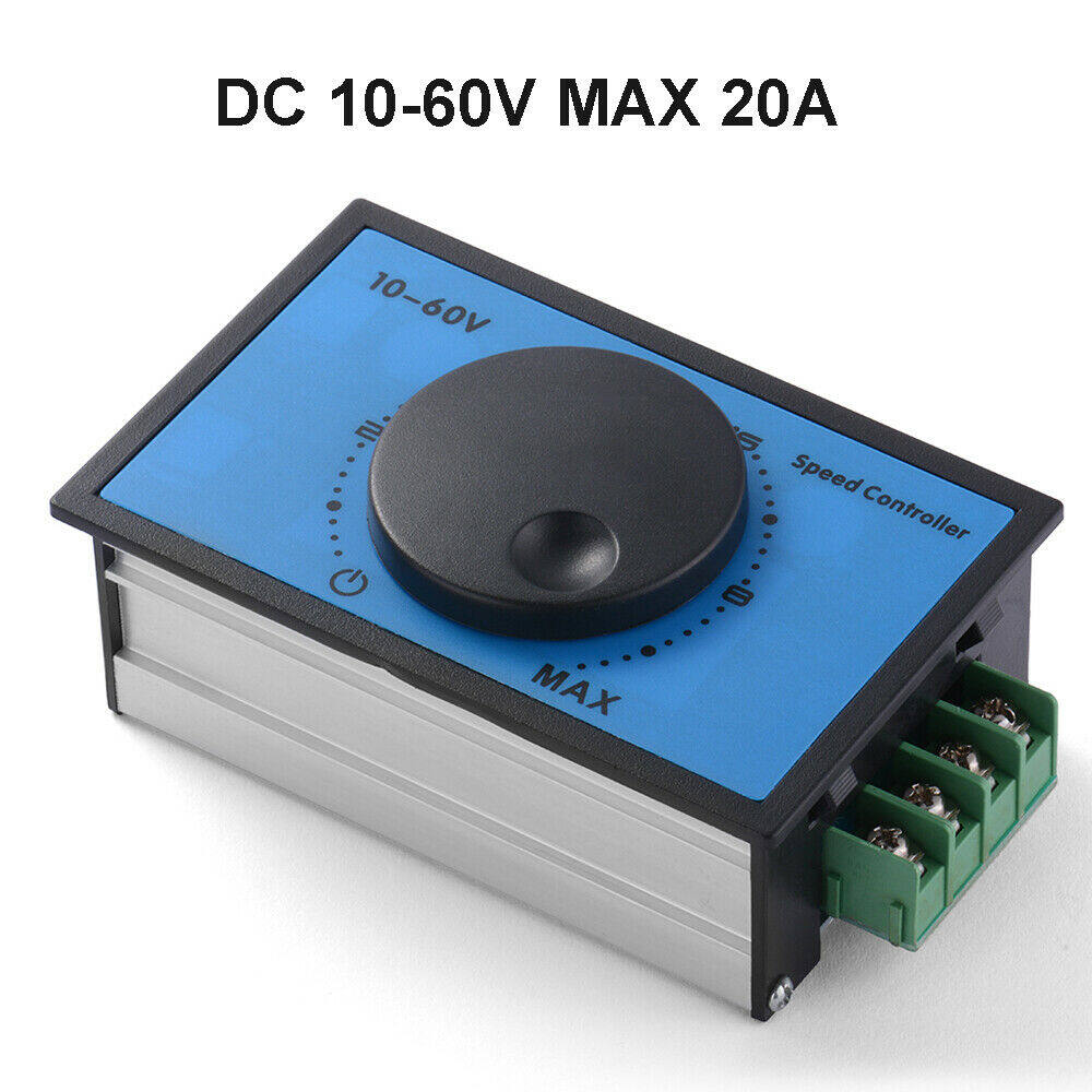 [Chất Lượng Cao] Công Tắc Điều Khiển Có Thể Điều Chỉnh DC 10-60V 12V 24V 48V 20A Bộ Điều Khiển Tốc Độ Động Cơ PWM DC Công Tắc Khởi Động Mềm TE1255
