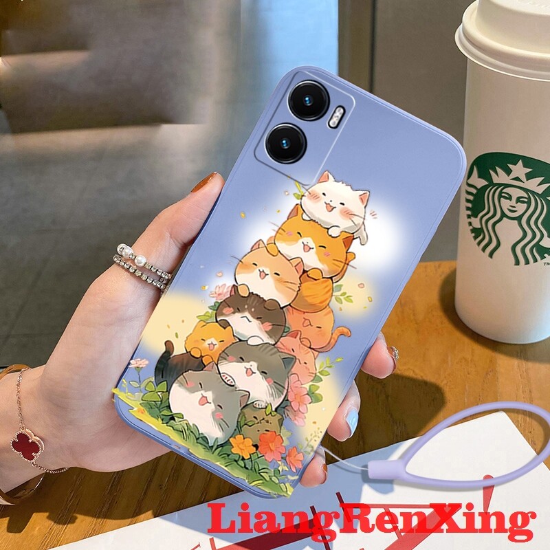 Casing OPPO A57 2022 4g oppo a77s 5g phone case Softcase Liquid Silicone Protector Smooth shockproof Bumper Cover new design YTDMM01