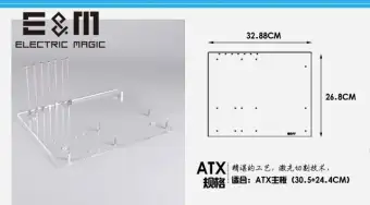 Pc Open Frame Test Bench Itx Mini Itx Motherboard Acrylic