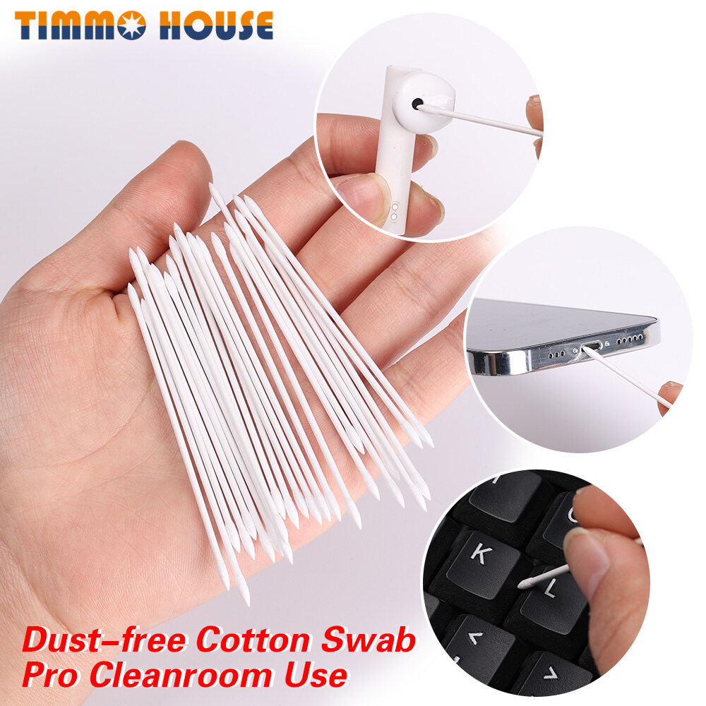 [Timmo House]25Pcs Cotton Swabs For AirPods Earphone Phone Charging ...