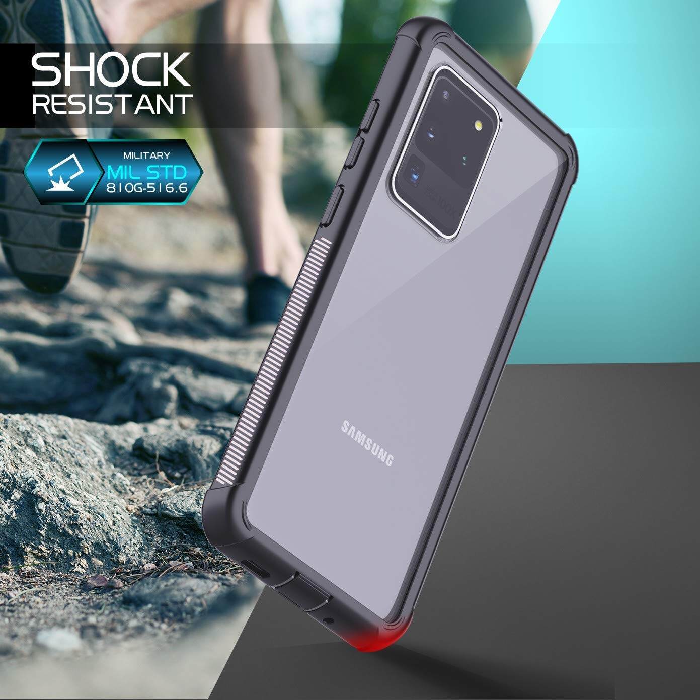 Samsung Galaxy S20 Ultra S20 + Plus Case Built-in Screen Protector Full Body Heavy Duty Shockproof Protective Case for Samsung S20+/ S20 Ultra /S20 5G Casing