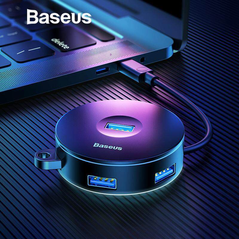Baseus 4 Ports USB HUB Type C or USB to USB3.0+USB2.0 for MacBook Micro USB HUB Laptop Mobile Hard Disk for PC Accessories