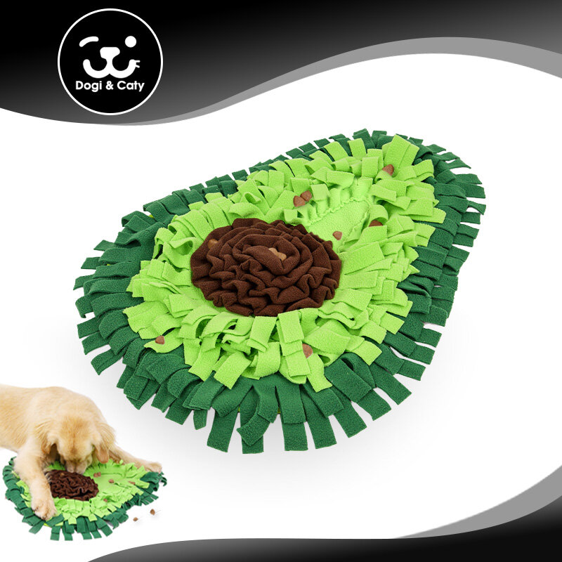 Pet Dog Snuffle Mat Washable Training Puzzle Toy for Dogs Cats Healthy Slow Feeding Bowl Mat Interactive Sniffing Blanket Pad
