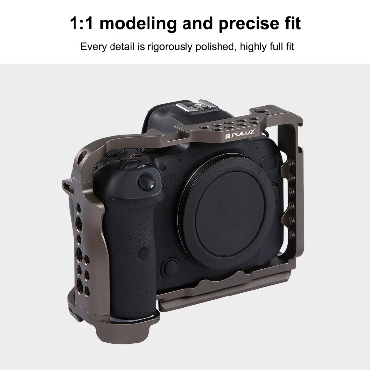 PULUZ Video Camera Cage Stabilizer for Canon EOS R5 / EOS R6, without Handle