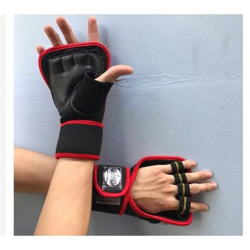 Găng Tay Tập Tạ, Bao Tay Tập Gym, Tập Xà, Phượt Có Quấn Cổ Tay Trợ Lực