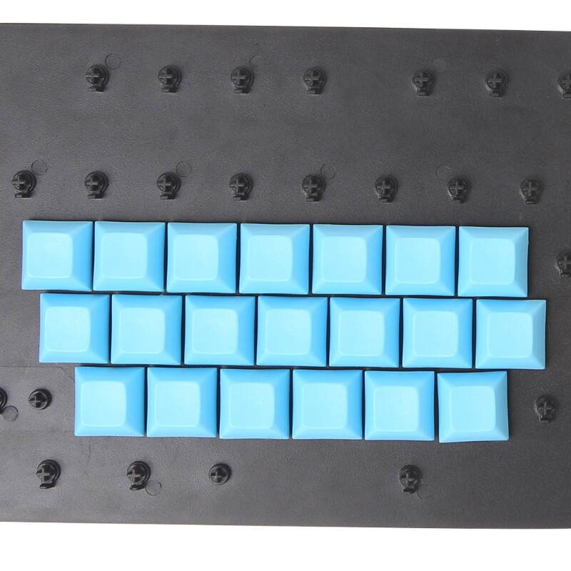 PBT Keycaps DSA 1u Blank Printed Keycaps For Gaming Mechanical Keyboard