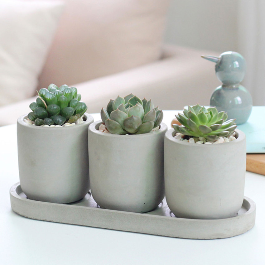 2 Pcs Planter Silicone Molds,Concrete Silicone Molds, Suitable For Flower Pots,Large Succulent Planter Silicone Mold