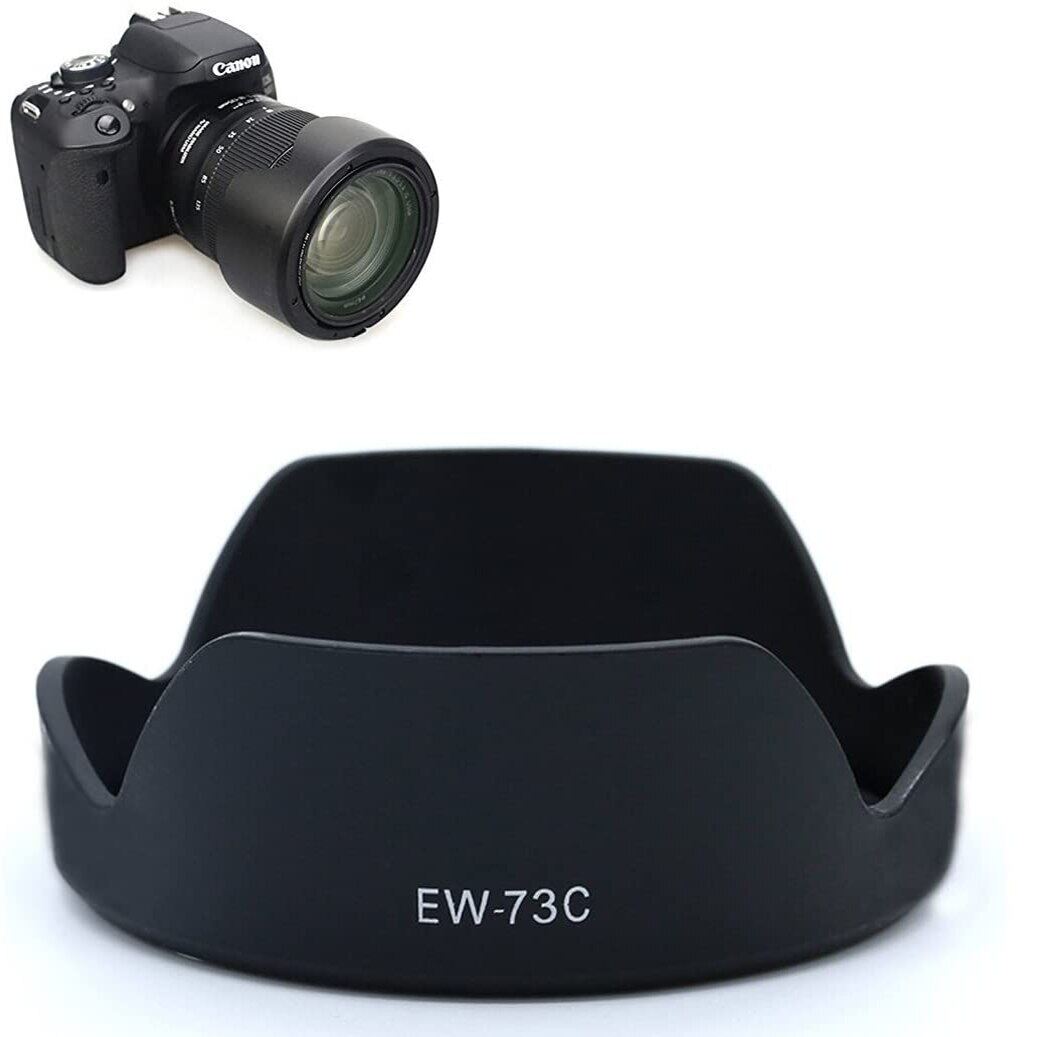 Camera accessories ew 73c ew-73c lens hood shade for canon ef-s 10-18mm f/4.5-5.6 is stm