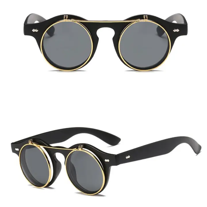 retro flip sunglasses