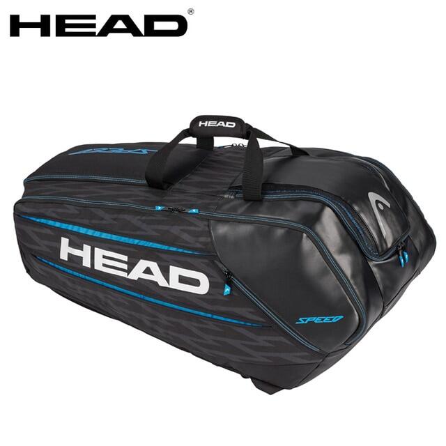 Original HEAD Tennis Squash Racket Backpack 6-7 Large Capacity Tennis ...
