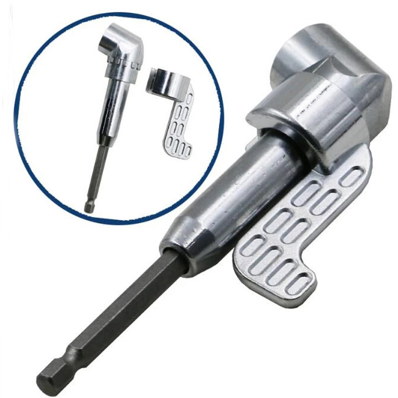 [Hàng Có Sẵn] KIPRUN Đầu Vít Mở Rộng Góc 105 Độ Bộ Chuyển Đổi Ổ Cắm Đầu Vít Có Thể Điều Chỉnh Đầu Vòi Cho Tuốc Nơ Vít Đầu Vít Góc Phải 1/4 Inch Đầu Lục Giác