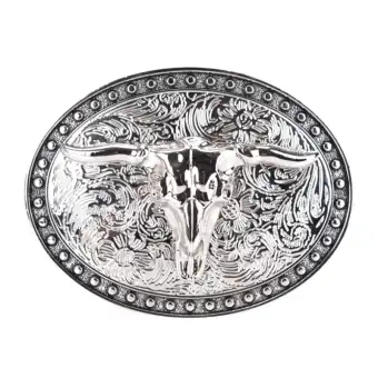 bull belt buckle