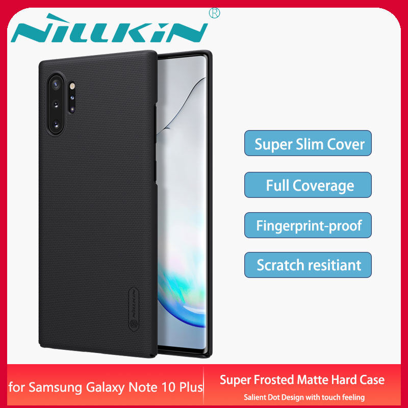 Nillkin for Samsung Galaxy Note 10 Plus Case Super Frosted Shield Hardcase Matte Back Cover Casing