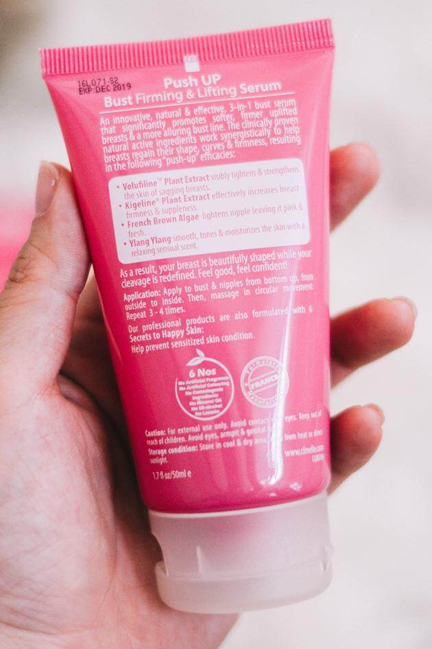 Clinelle Body Fitness Push Up Bust Firming Lifting Serum 50ml Exp 3 2023 Lazada