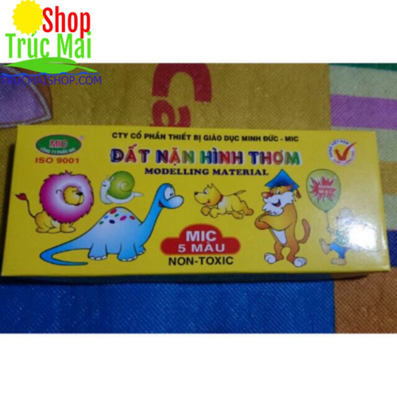 Sỉ 10 hộp đất nặn mic 5 mau